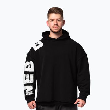 Мъжки суитшърт за тренировка NEBBIA NO BS Hoodie black