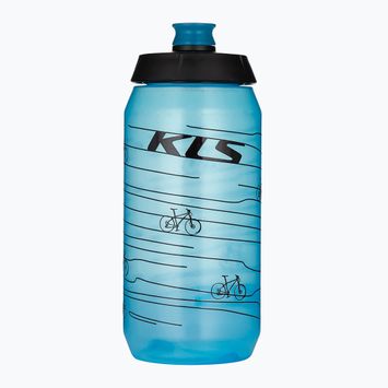 Велосипедна бутилка Kellys Kolibri 550 ml прозрачно синя