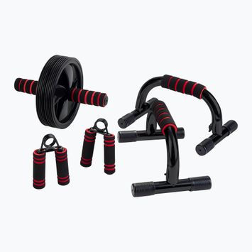 Pure2Improve Strength червен/черен комплект за тренировка с тежести P2I230040
