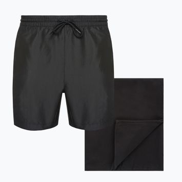 Calvin Klein Подаръчен пакет къси панталони + комплект кърпи черен