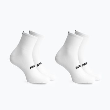 Чорапи за колоездене Rogelli Essential 2 чифта white
