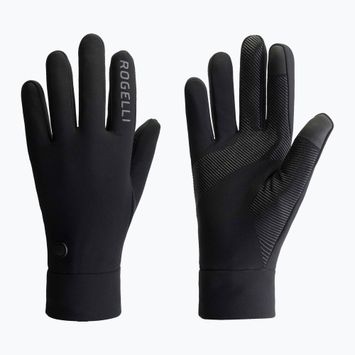 Мъжки ръкавици за колоездене Rogelli Essential Thermal Mid Season black