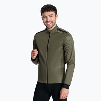 Мъжко яке за колоездене Rogelli Core Winter green