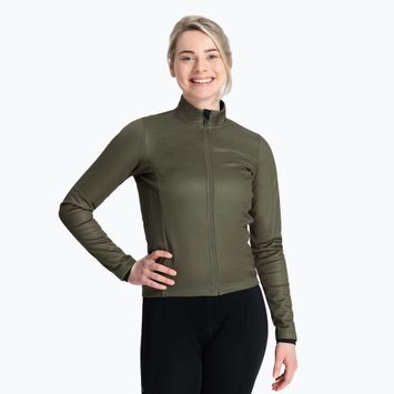 Дамско яке за колоездене Rogelli Core Winter green