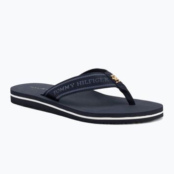 Дамски джапанки Tommy Hilfiger Webbing Beach Sandal space blue