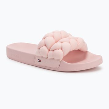 Дамски чехли Tommy Jeans Braided Slide delicate pink