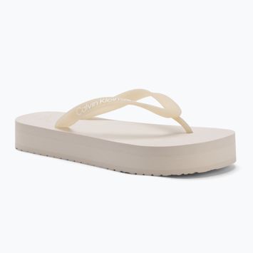 Calvin Klein дамски джапанки YW0YW01830 Beach Sandal Flatform Tpu eggshell/bright white