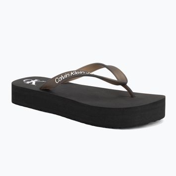 Дамски джапанки Calvin Klein YW0YW01830 Beach Sandal Flatform Tpu black/bright white