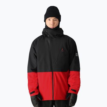 Мъжко яке за сноуборд 686 Hydra Thermagraph true red colorblock