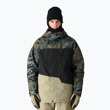 Мъжко яке за сноуборд 686 Geo cypress green hemisphere colorblock