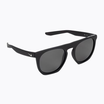 Слънчеви очила Nike Flatspot P матово черно/сребристо сиво с поляризирани лещи