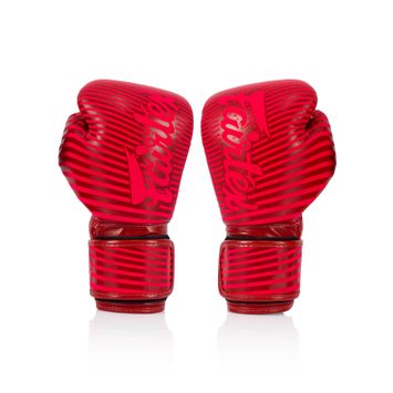 Боксови ръкавици Fairtex Microfiber Art Collections Minimalism Art red