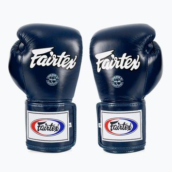 Боксови ръкавици Fairtex Super Sparring - Locked Thumb blue