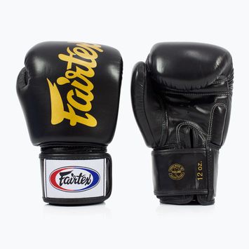 Боксови ръкавици Fairtex Deluxe Tight-Fit black