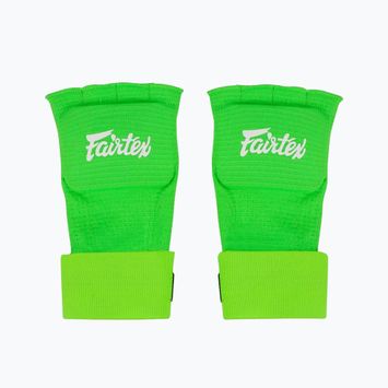 Вътрешни боксови ръкавици Fairtex Quick Wraps green