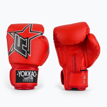 Боксьорски ръкавици YOKKAO Institution Boxing red