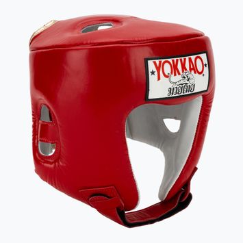 Боксова каска YOKKAO Competition red
