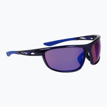 Слънчеви очила Nike Windtrack Run E midnight navy/ road tint/ blue mirror