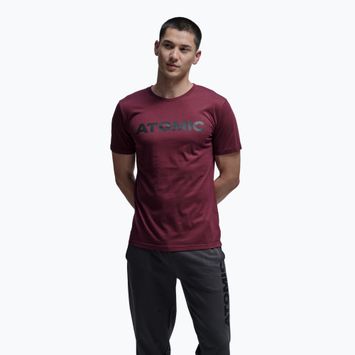 Мъжка тениска Atomic Alps maroon