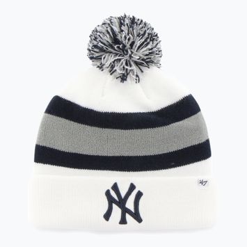 Зимна шапка 47 Brand MLB New York Yankees Breakaway white