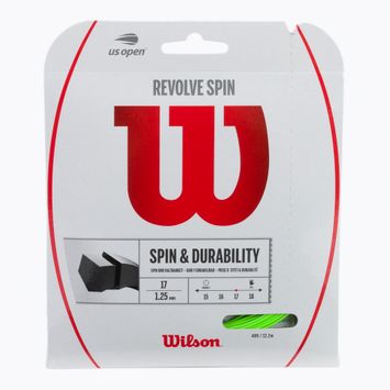 Комплект за тенис Wilson Revolve Spin 17 12,2 м сив WRZ956900+