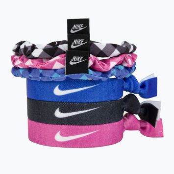 Nike Смесени ластици за коса 6 бр. с калъфче Цветни ластици за коса 6 бр. N1003666-029