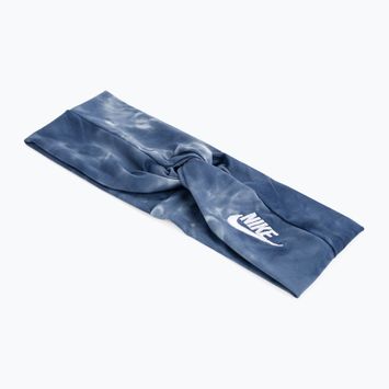 Nike Twist Knot лента за глава Tie Dye синя N1008232-421