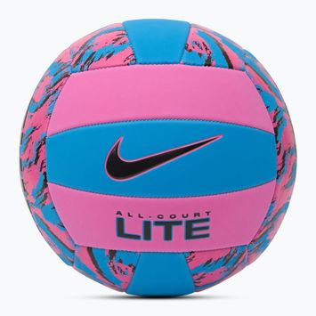 Волейболна топка Nike All Court Lite Volleyball playful pink/lt photo blue/black размер 5