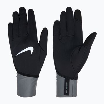 Дамски ръкавици за бягане Nike Pacer Midweight RG black/smoke grey/silver