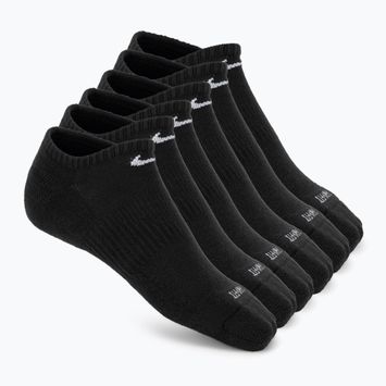 Мъжки чорапи Nike Everyday Plus Cushioned No Show 6 чифта black/white