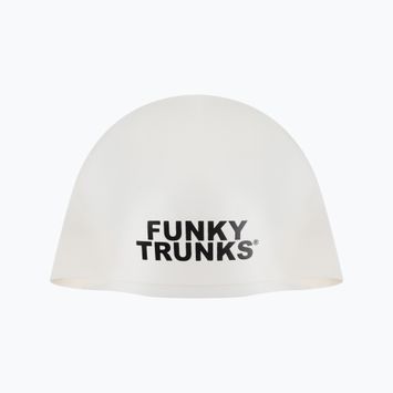 FUNKY TRUNKS Куполна състезателна шапка за плуване бяла FT980039200