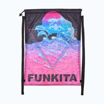 Чанта за екипировка Funkita Mesh Gear Bag розова и черна FKG010A7131700