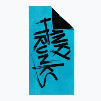 Funky Trunks Памучна жакардова кърпа с етикет синьо