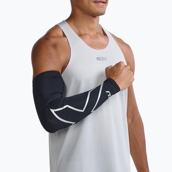 Компресионен ръкав 2XU Compression Arm Guard Single black/silver UA3196A