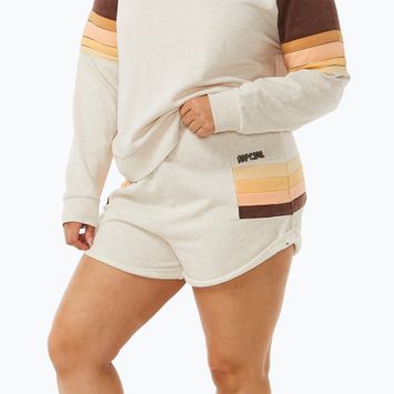 Дамски къси панталони Rip Curl Block Party Track oatmeal marle