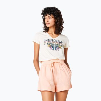 Дамска тениска Rip Curl Block Party V Tee off white