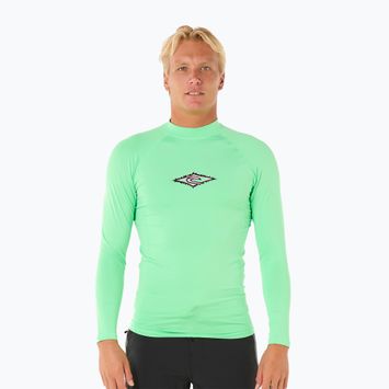 Rip Curl Raw Energy UPF Performance мъжки бански с дълъг ръкав, неоново зелен