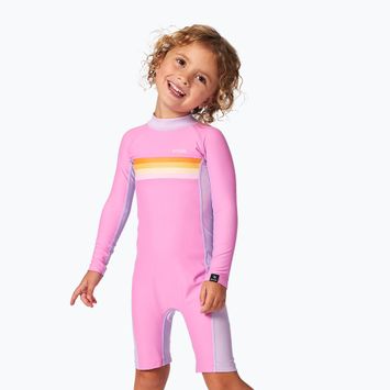Rip Curl Rainbow Tide Springsuit яркорозов детски бански костюм от една част