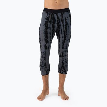 Мъжки термо панталони Mons Royale Cascade Merino Base Layer 3/4 grеy tie dye