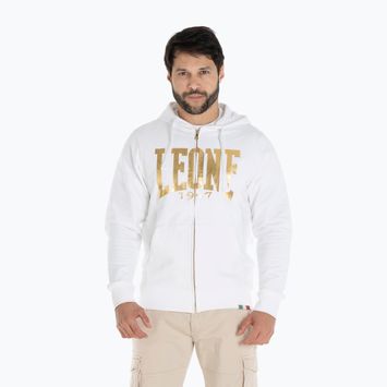 Мъжки суитшърт LEONE 1947 Gold Hoody optic white