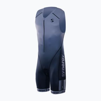 Мъжки гащеризон за триатлон Synergy Elite Sleeveless Trisuit smoke grey