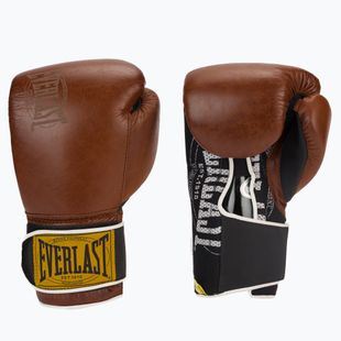 EVERLAST 1910 Класически кафяви боксови ръкавици EV1910