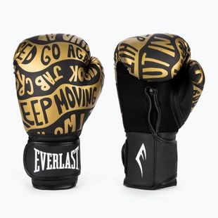 Everlast Spark черни/златни боксови ръкавици EV2150 BLK/GLD