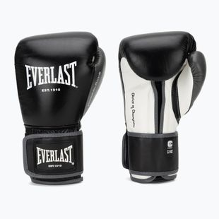 Боксови ръкавици Everlast Powerlock OG H&L Leather Advanced Training black/white