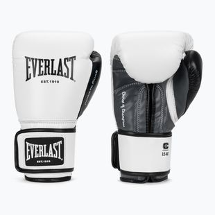 Боксови ръкавици Everlast Powerlock OG H&L Leather Advanced Training white/black
