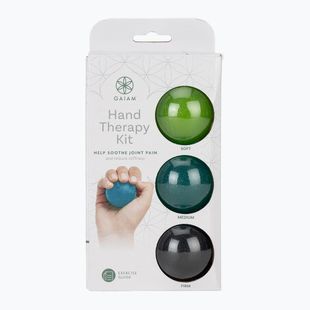 Топки за масаж Gaiam Restore Hand Therapy Knit green/yellow/black