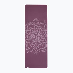 Постелка за йога Gaiam TPE Blush Printed burgndy