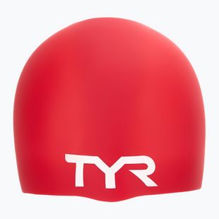 Шапка за плуване TYR Wrinkle Free red