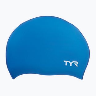 Шапка за плуване TYR Wrinkle-Free Silicone royal