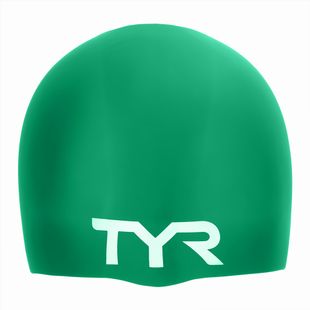 Шапка за плуване TYR Wrinkle Free green